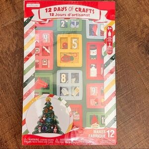 NWT kids arts n crafts 12 days of craft kit box Christmas makes 12 crafts